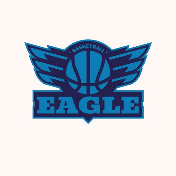 Eagle Basketball Logo Template Thumbnail