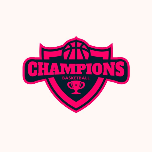 Champions Basketball League logo template Thumbnail