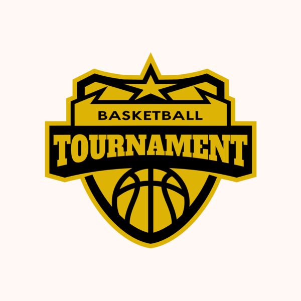 Tournament Basketball logo template 02 Thumbnail