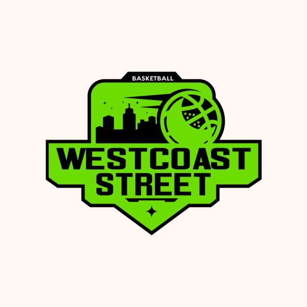 Westcoast Street Basketball logo template Thumbnail