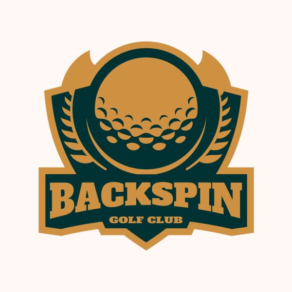 Backspin Golf club logo template Thumbnail