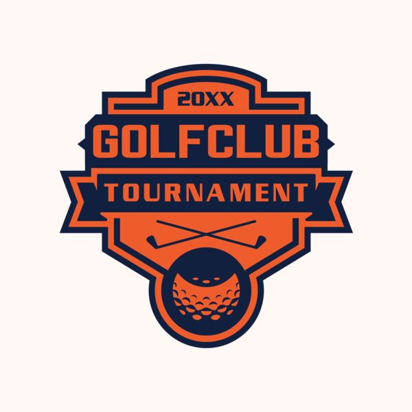 Golf club Tournament logo template 02 Thumbnail