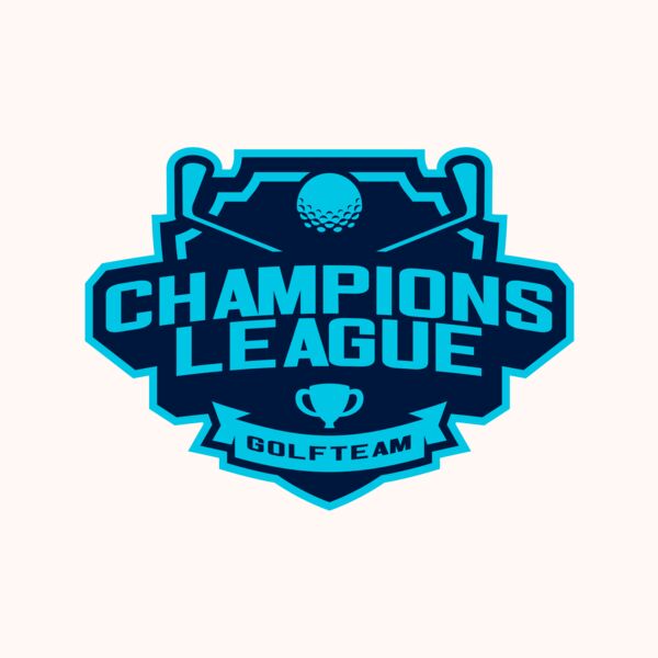Champions League Golf Team logo template Thumbnail