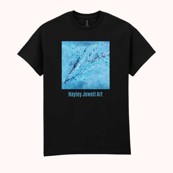 Unique Graphic T-shirt with Abstract Splash Design Thumbnail