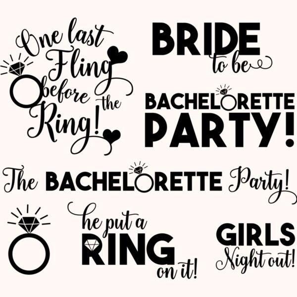 Bachelorette   all on one svg Thumbnail