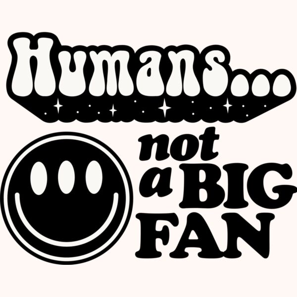 Humans not a big fan SVG Thumbnail