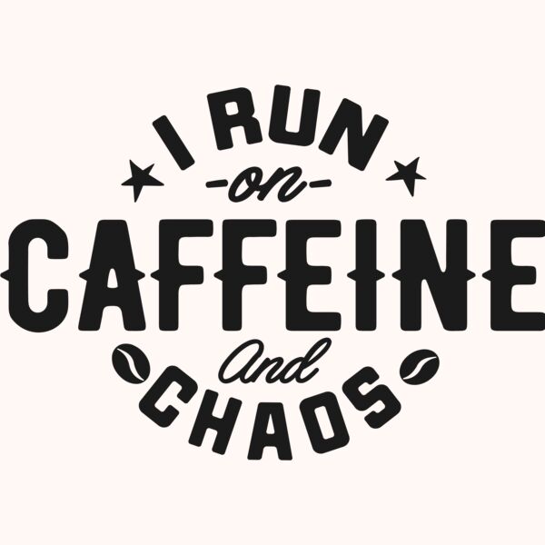 I run on caffeine SVG Thumbnail