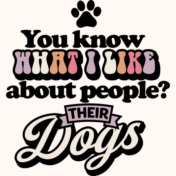 You know what I like about people SVG Thumbnail