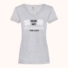 Women's valueweight v-neck T Thumbnail