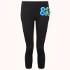 Women's TriDri® recycled performance leggings 3/4 length Thumbnail