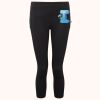 Women's TriDri® recycled performance leggings 3/4 length Thumbnail