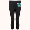 Women's TriDri® recycled performance leggings 3/4 length Thumbnail