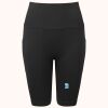 Women’s TriDri® ribbed seamless '3D Fit' cycle shorts Thumbnail