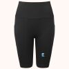 Women’s TriDri® ribbed seamless '3D Fit' cycle shorts Thumbnail